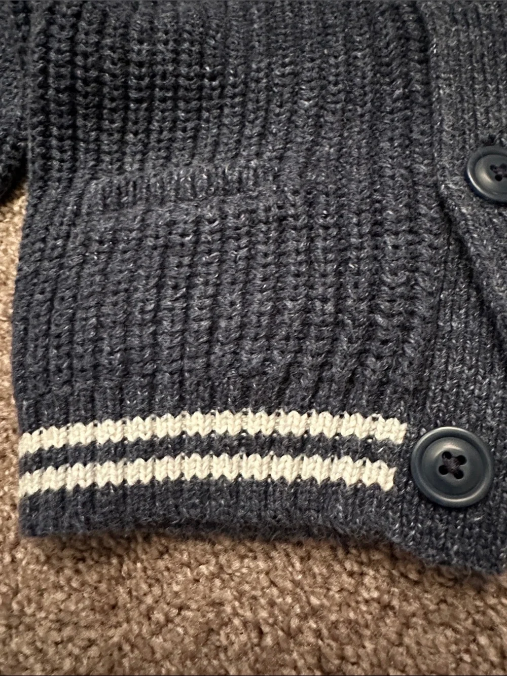 Baby GAP Navy Shawl Cardigan Size 12-18 month